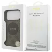 Guess 4G Circle Classic Logo MagSafe iPhone 17 Pro Max tok, barna