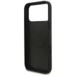 Guess Grained Ring MagSafe case iPhone 17 Pro Max tok, fekete