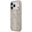 Guess 4G Printed Stripes MagSafe iPhone 17 Pro tok, rózsaszín