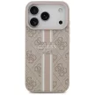 Guess 4G Printed Stripes MagSafe iPhone 17 Pro tok, rózsaszín