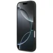 Guess Fixed Glitter Big 4G case iPhone 17 tok, fekete