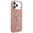 Guess Fixed Glitter Big 4G Case iPhone 17 Pro Max tok, rózsaszín