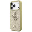 Guess Fixed Glitter Big 4G case iPhone 17 Pro tok, arany