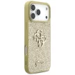 Guess Fixed Glitter Big 4G case iPhone 17 Pro Max tok, arany
