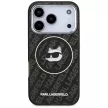 Karl Lagerfeld IML Choupette Head Logo MagSafe iPhone 17 Pro tok, fekete