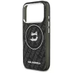 Karl Lagerfeld IML Choupette Head Logo MagSafe iPhone 17 Pro tok, fekete