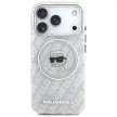 Karl Lagerfeld IML Karl Head Logo MagSafe iPhone 17 Pro tok, szürke