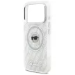 Karl Lagerfeld IML Karl Head Logo MagSafe iPhone 17 Pro tok, szürke