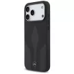 Mercedes Leather The Move MagSafe Case iPhone 17 Pro Max tok, fekete