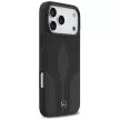 Mercedes Leather The Move MagSafe Case iPhone 17 Pro Max tok, fekete