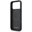Mercedes Leather The Move MagSafe Case iPhone 17 Pro Max tok, fekete
