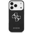 Guess Grained Big 4G Classic Logo case iPhone 17 Pro tok, fekete