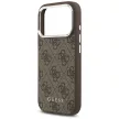Guess 4G Classic Logo MagSafe case iPhone 17 Pro tok, barna