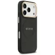 Guess Peony Hot Stamp MagSafe iPhone 17 Pro tok, fekete