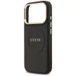 Guess Peony Hot Stamp MagSafe iPhone 17 Pro tok, fekete