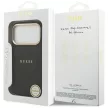 Guess Peony Hot Stamp MagSafe iPhone 17 Pro tok, fekete