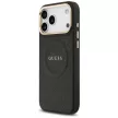 Guess Peony Hot Stamp MagSafe iPhone 17 Pro Max tok, fekete