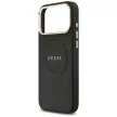 Guess Peony Hot Stamp MagSafe iPhone 17 Pro Max tok, fekete