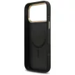 Guess Peony Hot Stamp MagSafe iPhone 17 Pro Max tok, fekete