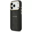 Guess 4G Stripe MagSafe iPhone 17 Pro tok, fekete