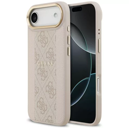 Guess 4G Stripe MagSafe iPhone 17 Air tok, rózsaszín