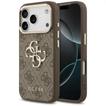 Guess 4G Big 4G Classic Logo iPhone 17 Pro tok, barna