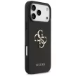 Guess Grained Big 4G & Classic Logo iPhone 17 Pro Max tok, fekete