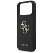 Guess Grained Big 4G & Classic Logo iPhone 17 Pro Max tok, fekete