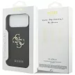 Guess Grained Big 4G & Classic Logo iPhone 17 Pro Max tok, fekete