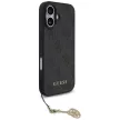 Guess 4G Charms Collection MagSafe case iPhone 17 tok, fekete