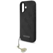 Guess 4G Charms Collection MagSafe case iPhone 17 tok, fekete
