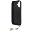 Guess 4G Charms Collection MagSafe case iPhone 17 tok, fekete