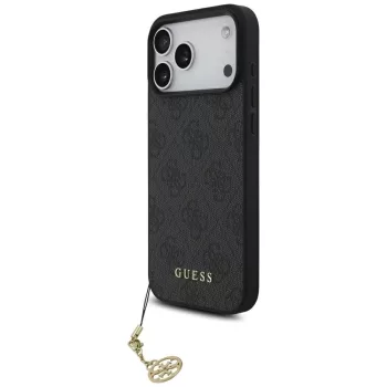   Guess 4G Charms Collection MagSafe case iPhone 17 Pro Max tok, fekete