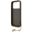 Guess 4G Charms Collection MagSafe case iPhone 17 Pro tok, barna