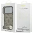 Guess 4G Charms Collection MagSafe case iPhone 17 Pro tok, barna