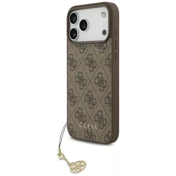   Guess 4G Charms Collection MagSafe case iPhone 17 Pro Max tok, barna