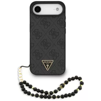   Guess 4G Strap Triangle Logo MagSafe iPhone 17 Air tok, fekete