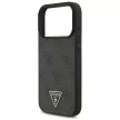 GUESS case IPHONE 17 Pro MagSafe GUHMP17LP4TSDPPSK (4G PU W/ Strap Triangle Logo) tok, fekete
