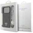 GUESS case IPHONE 17 Pro MagSafe GUHMP17LP4TSDPPSK (4G PU W/ Strap Triangle Logo) tok, fekete