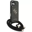 Guess 4G Big Logo Cord Stap Crossbody iPhone 17 tok, fekete