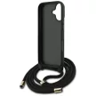 Guess 4G Big Logo Cord Stap Crossbody iPhone 17 tok, fekete
