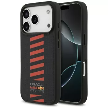   RED BULL case IPHONE 17 Pro MagSafe RBHMP17L24PUDSRV (Meshed PU W/ Powerbar) tok, sötétkék