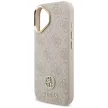 Guess 4G Strass Logo MagSafe iPhone 17 tok, rózsaszín