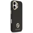 Guess Grained Strass Logo MagSafe iPhone 17 tok, fekete