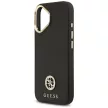 Guess Grained Strass Logo MagSafe iPhone 17 tok, fekete