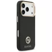 Guess Grained Strass Logo MagSafe iPhone 17 Pro tok, fekete