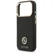Guess Grained Strass Logo MagSafe iPhone 17 Pro tok, fekete