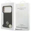 Guess Grained Strass Logo MagSafe iPhone 17 Pro tok, fekete
