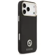 Guess Grained Strass Logo MagSafe iPhone 17 Pro Max tok, fekete