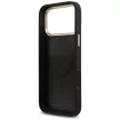 Guess Grained Strass Logo MagSafe iPhone 17 Pro Max tok, fekete